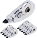 Westcott Correction Roller Pack of 10 | Correction Mouse with White Correction Layer 10 m x 5 mm | Precise, High Coverage and Immediately Writeable | E-743918 00