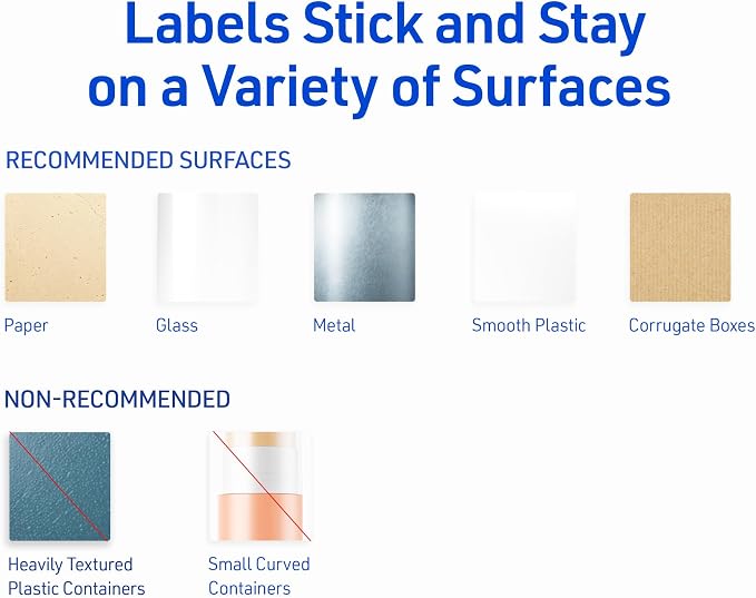 Avery® Printable Rectangle Labels, 3" x 3.75", Pearlized Ivory, Laser & Inkjet Compatible, 48 Customizable Label Stickers, Great for Product Branding, Favors, Thank You Stickers, and More (22823)