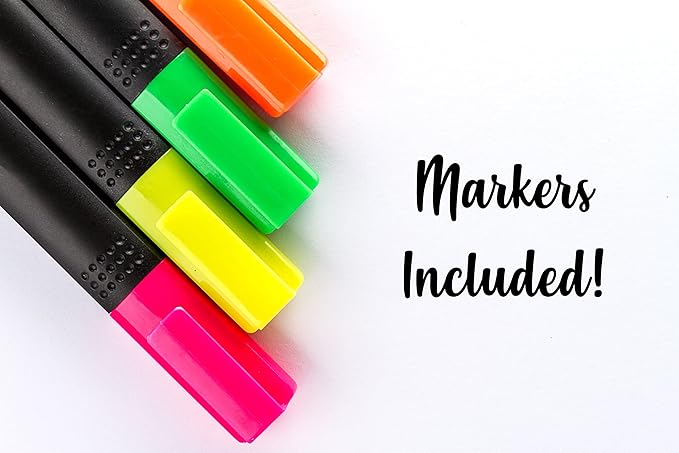 Acrylic Dry Erase Board for Wall with Stylish Border - Shipped Next Day, Made in USA, Non-Magnetic Whiteboard, Wall Mounted Board, Easy to Clean (White - 18x24)
