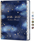 Taja Planner 2026-2027, Jul 2026-Jun 2027 Monthly & Weekly Calendar Planner | 8.5" x 11", Hardcover Academic Calendar, Teacher Student Agenda Book with Tabs, School Office Supplies, Starry Night
