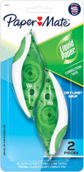 Paper Mate Paper Mate Liquid Paper DryLine Grip Correction White Tape, 2 Count