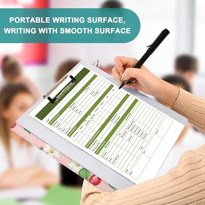 Flower Cherry Fruit Printed 3-Ring Binder for School Office, 1.5 Inch Round Ring Binder for Home Recipe Budget Aesthetic Binder with Pocket Metal Non-Slip Clip Holds 200 Sheets of Paper
