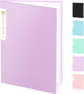 Sooez Binder with Plastic Sleeves 18-Pocket, Displays 36 Pages, 8.5"x11" | Presentation Folders with Clear Sheet Protectors, Art Portfolio Binder for Certificate & Office Project, Document Organizer