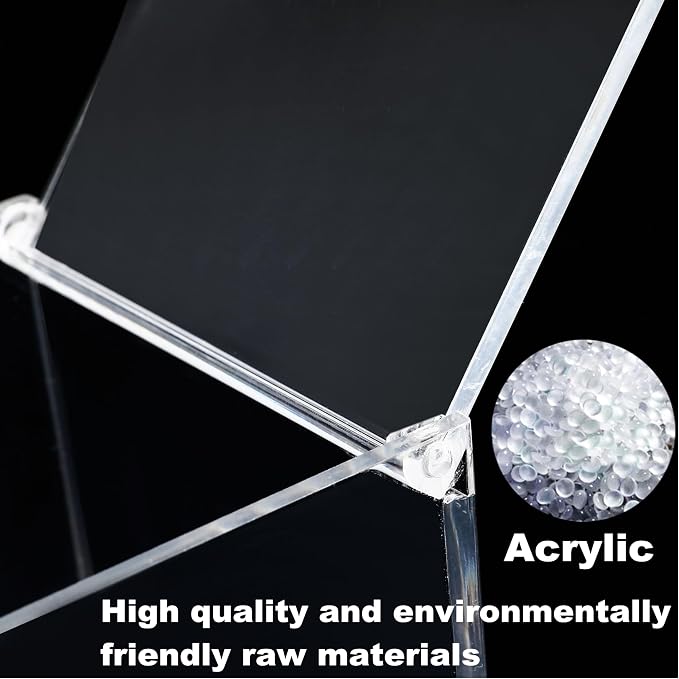 KissYou Acrylic Box Small Clear Display Box with Lid Storage Contanier Coffee Pod Holder Acrylic Laundry Dryer Sheet Holder