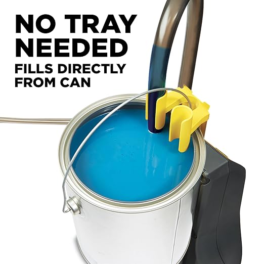 Wagner Spraytech PowerFlow EZ Multi-Room Direct-Feed Electric Paint Roller | Direct-feed electric roller supplies paint continuously for large walls and multi-room painting projects.