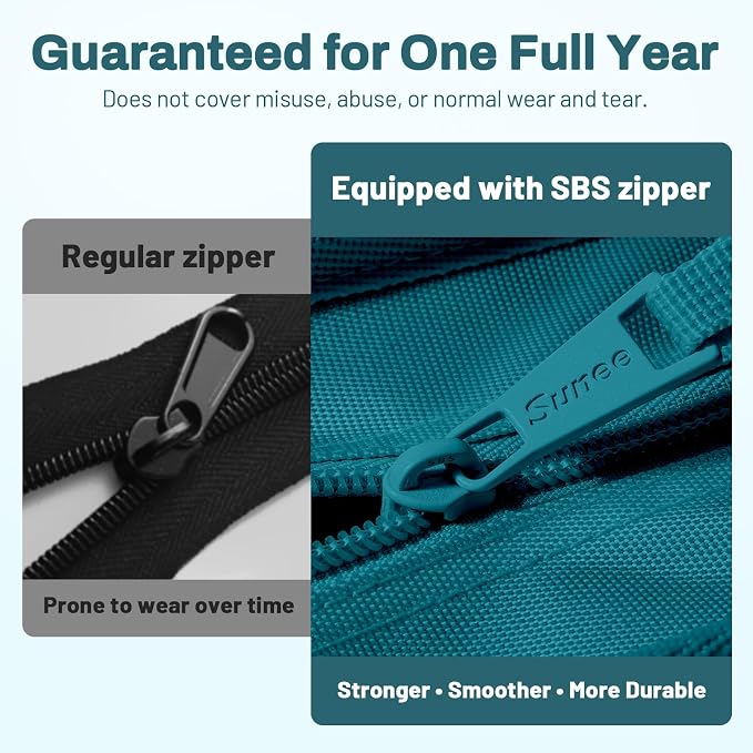 SUNEE Zipper Binder 3 Ring 2-Inch in Dark Teal-Green Features a Shoulder Strap, 13 Inch Laptop Pocket, with Multiple Storage Pockets. Ideal Organizer for Middle School Students