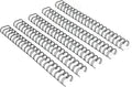 Rayson WR21143BK Wire Binding Spines, 2:1 Pitch Double Loop Binding Wires 9/16 Inch, 21-Loop Wire Ring Pack of 100 with Black