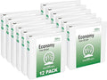 Office Essentials Economy View 3 Ring Binders, 1.5" Round Rings, 2.1" Spine, 275-Sheet Capacity, White Binders (12-Pack of 03426)