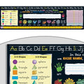 Really Good Stuff Chalkboard-Style K-2 Vinyl Desktop Helpers, Set of 24