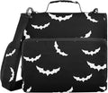 Halloween Bat Binder Bag 3 Ring Zipper with Handle Shoulder Strap | for School Work Office Organizer Storage Case