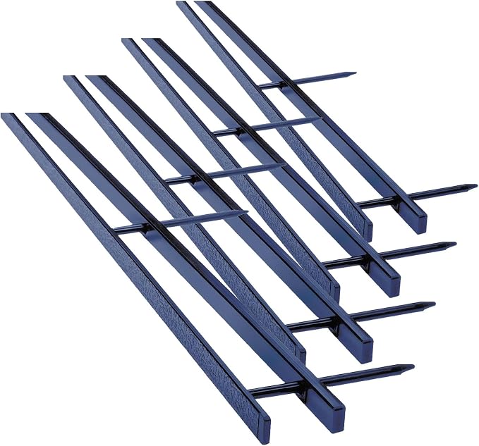 GBC Binding Spines, Reclosable, 2" Depth, 4 Pin Spines, 200 Sheet Capacity, VeloBind, Blue, (9741631) (Pack of 100)