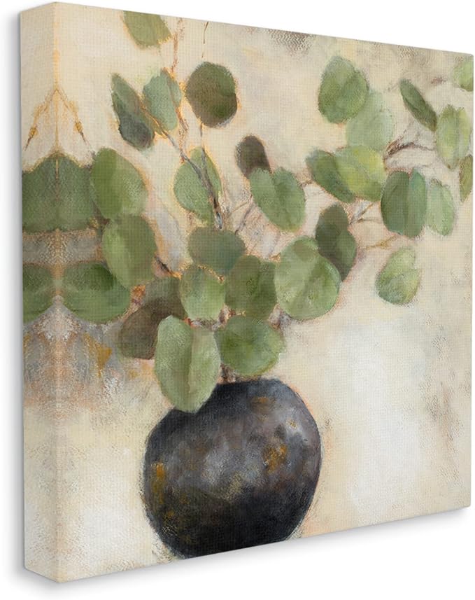 Stupell Industries Green Potted Eucalyptus, 17 x 17 Inch Canvas Wall Art | Stupell Industries · By Lanie Loreth · Ready to hang · High quality inks · Made in USA