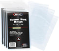 BCW Resealable Team Set Bags for Trading Cards, 400 Count | Holds up to 35 loose cards, 5 standard 35 pt toploaders, or magnetics up to 108 pt with an adhesive flap closure.