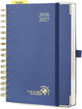 POPRUN 2026-2027 Daily Planner One Page Per Day, 5.75" x 8.5", Day Planner