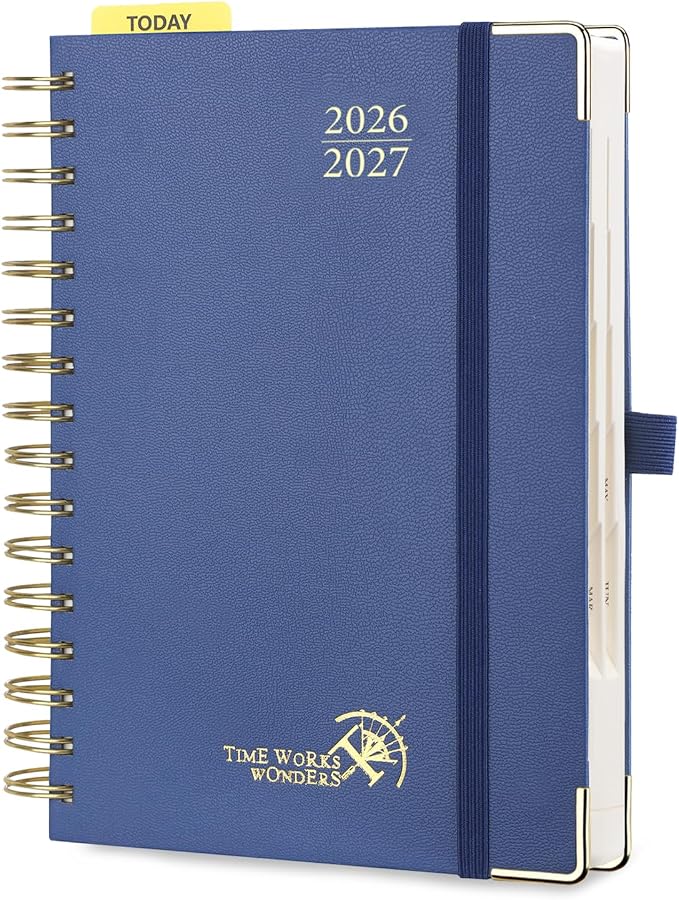 POPRUN 2026-2027 Daily Planner One Page Per Day, 5.75" x 8.5", Day Planner