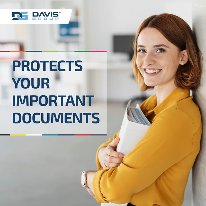 Easyview Premium 3-Ring Binders with Clear-View Covers and Round Rings, Binders for School or Office, 2 Inch, Pack of 6, Yellow