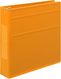 Carstens 2-Inch Heavy Duty 3-Ring Binder - Side Opening, Mango, Durable Plastic, Precision No-Gap Rings, Waterproof Cover, No Pockets, Holds 300 Letter-Sized Sheets, BPA-Free, Made in USA (2836-00-3R)