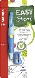 STABILO - EASYergo 3.15 - Ergonomic Mechanical Pencil - Left-Handed - Pack of 1 - Light Blue/Dark Blue with Sharpener
