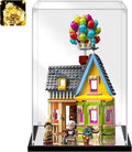 Acrylic Display Case for Collectibles Assemble Acrylic Display Box for Lego 43217 Building Kits Clear Acrylic Case for Display Trophy Action Figures Toys(Black,7.9*5.9*11.8 inch)