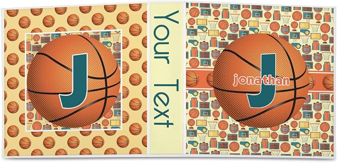 Personalized Basketball 3-Ring Binder - 2 inch