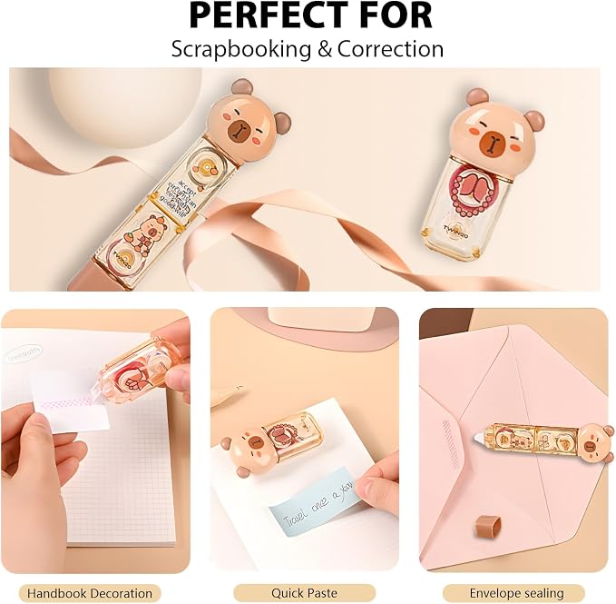 Cute Capybara Stationery Set, Kawaii School Supplies Gift for Students