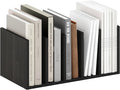 Furinno HERMITE Desk File Folder Organizers, 5-Space Vertical Desktop Office Organization Racks, Desk Top Display Book Shelf, for Paper, Office Supplies, Magazine, Espresso