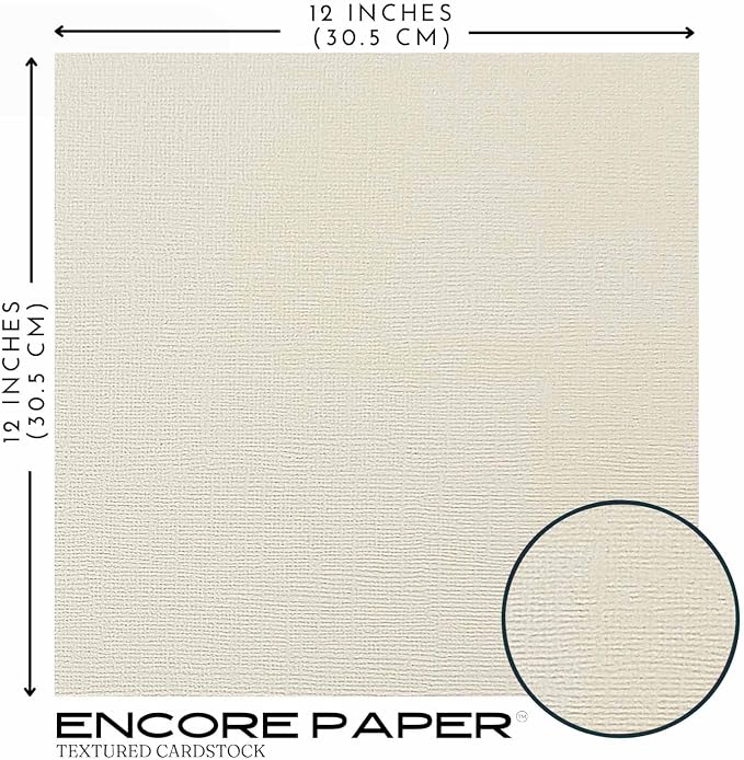 River Rock—12x12 Textured Cardstock | 80lb Textured Gray Scrapbook Paper | Premium Cardstock for Cricut Cutting | 25 Sheets