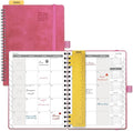 POPRUN 2026-2027 Monthly Planner, 6.5" x 8.5" Agenda, 18 Month Calendar