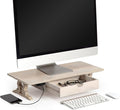 Anji Mountain Monitor Stand - Desktop Organizer & Laptop Riser, Ergonomic Monitor Riser, Space-Saving Monitor Stand for Desk, Durable Construction, Easy Assembly, Ideal for Home & Office