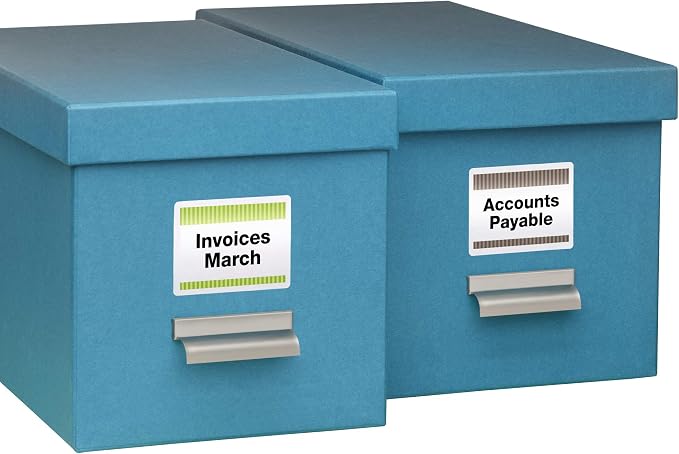 Avery ID Labels, Sure Feed Technology, Permanent Adhesive, 2" x 2-5/8", 5 Packs (6572)