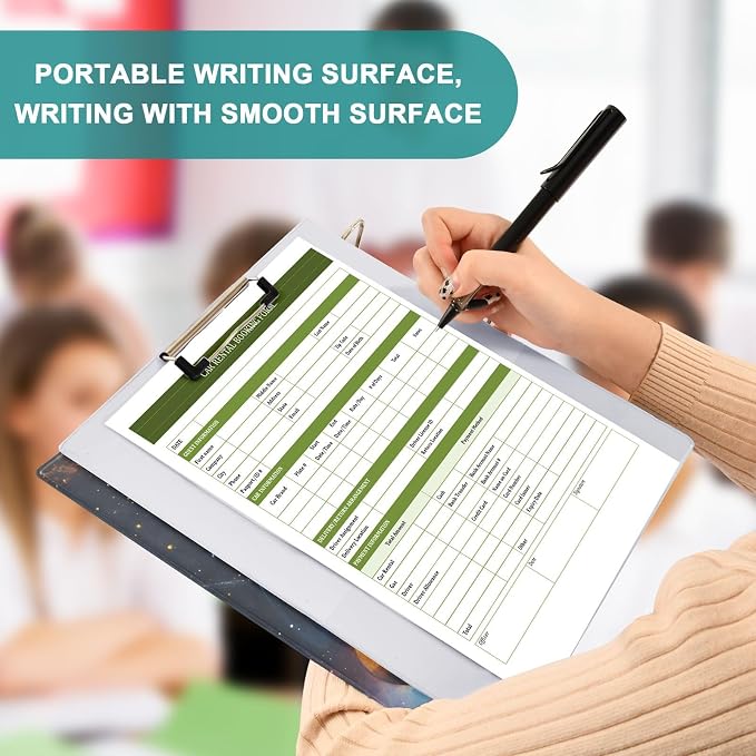 3 Ring Binder Astronaut Space Planet 1.5" Round Ring Binders View Binder with 200 Sheet for Kids School Supplies Women Men Office, 1 Pack