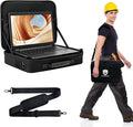 Magnetic Portable Laptop Stand for Technicians, 18-Magnet Hands-Free Workstation, Rated to 60 lbs Magnetic Toolbox, Heavy-Duty Laptop Stand & Tool Organizer, Attach to Trucks, HVAC, Walls, Engineers