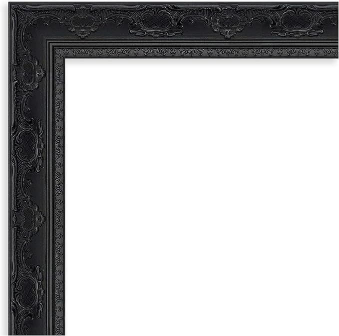 Amanti Art Black Framed Magnetic Board 22x28 Medium Vision Board for use with Magnets, 100% Metal Sheet to Display Items as Office Decor or for Home Organization in mudroom, Kitchen or Kids Room