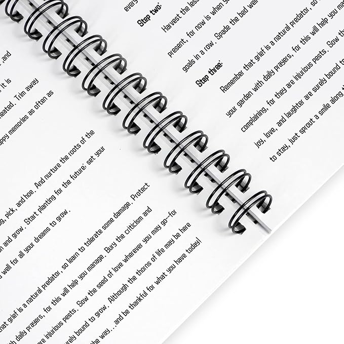 RAYSON 2:1 Pitch Binding Wire, 21 Loop, 3/4 Inch, Black, 185 Sheet, 50 Pack | 2:1 Pitch Binding Wire | Double Loop Wire | 185 Sheet Binding | Letter Size | Black 50 Pack