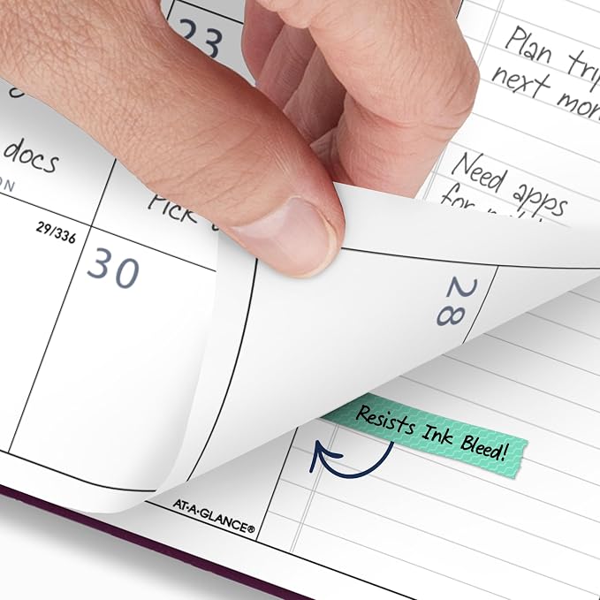 AT-A-GLANCE 2027 Planner, Monthly, 9" x 11", Contemporary, Purple (70250X1427)