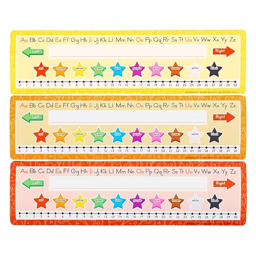 Really Good Stuff Stars and Swirls Desktop Helpers - Set of 24