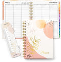 SUNEE 2026-2027 Appointment Book, Quarter-Hourly, Weekly & Monthly - from July 2026 to June 2027, 6.4"x8.3" Academic Planner, Flexible Cover, Note Pages, Bookmark, Spiral Binding, Abstract