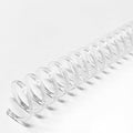Binditek Plastic Spiral Binding Coils, 12 mm, 4:1 Pitch, Clear, 50 Pack | Coil Binding Spines, 1/2", 90 Sheet Capacity, 48 Loops, for Letter-Size Reports, Presentations, School and Office Projects