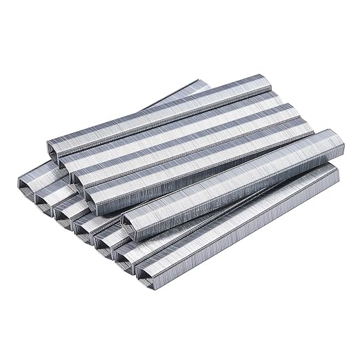 Bostitch Office B8 PowerCrown Staples, 0.375 Inch Leg, 45 Sheet Capacity, 5,000 Per Box (STCR21153/8), Silver