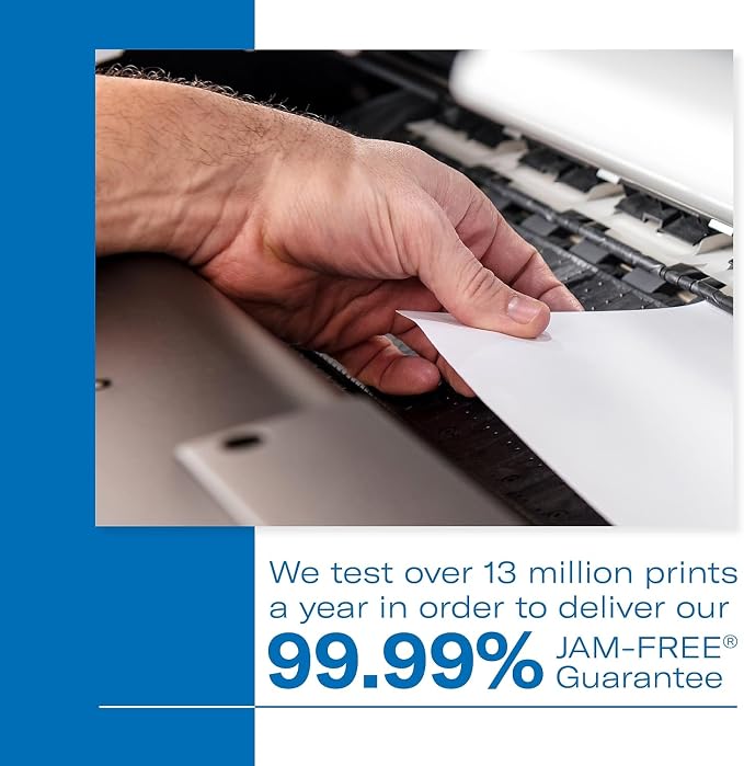 Hammermill White Cardstock, 110 Lb, 8.5 x 11 Colored Cardstock, 1 Pack (200 Sheets) - Thick Card Stock, Made in the USA, 168380R