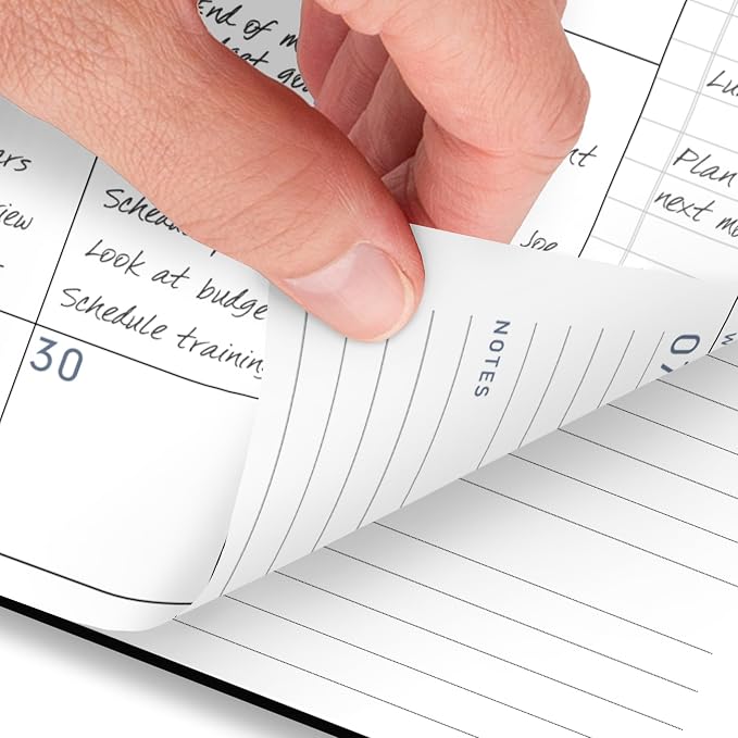 AT-A-GLANCE 2026 Planner, Weekly & Monthly, 7" x 8.75", Medium, Contemporary Lite, Black (7054XL0526)