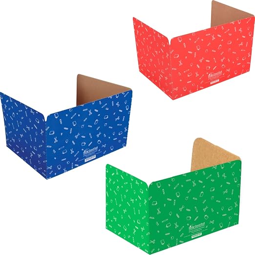 Really Good Stuff Standard Privacy Shields, Set of 12, Blue