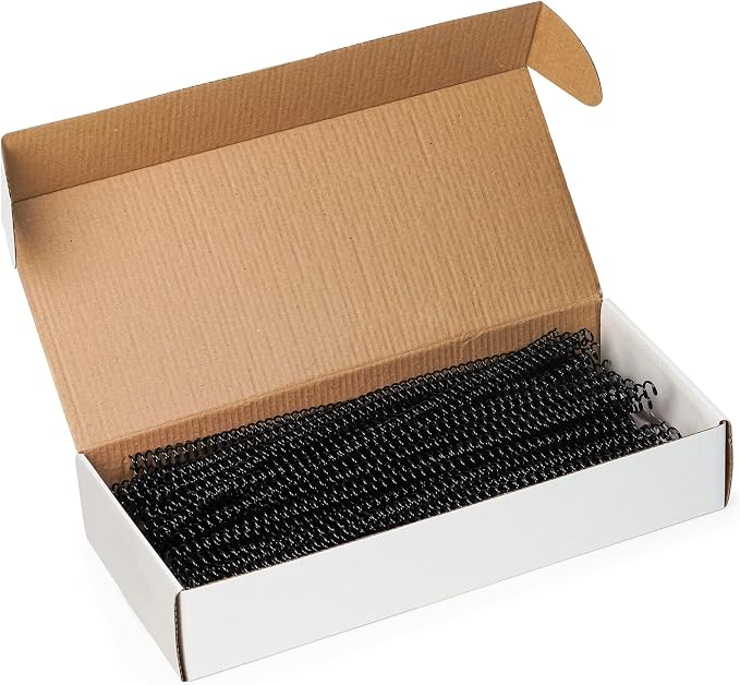 Nolan Upgraded Binding Machine Spiral Coil Binder,46-Hole Book Binder with Electric Coil Inserter,4:1 Pitch,100pcs Comb Binding Spines&1 Crimper Plier,School Office Home,Anti-Rust