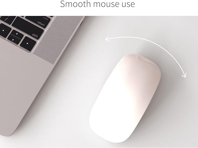 RENMTURE Dual-Sided Mouse Pad, Natural Cork & PU Leather Large Desk Pad for Office and Home Work, Desk Protector Non-Slip, Waterproof, Easy Clean (White, 23.6" x 13.7")