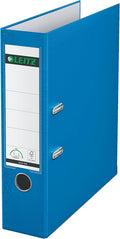 Leitz Lever Arch File, Light Blue, Plastic, A4, 8 cm Spine, 10100030