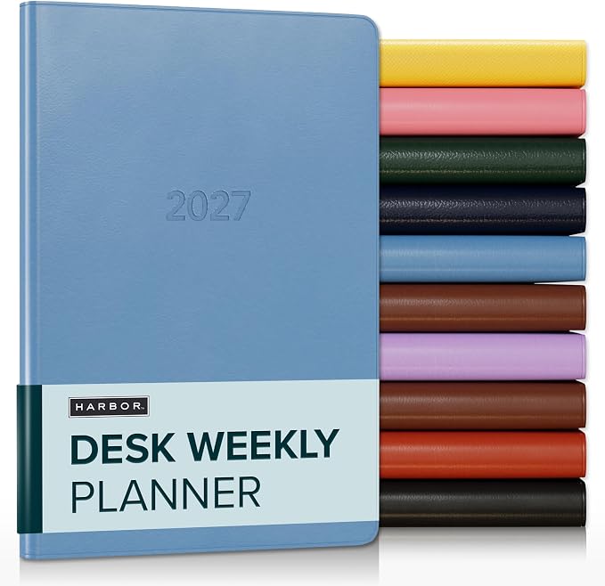 Harbor Desk Weekly Monthly Planner 2026-2027 Cambridge Reef Blue