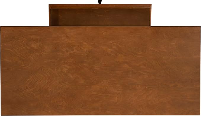 Melissa Mid Century Walnut Desk by Linon