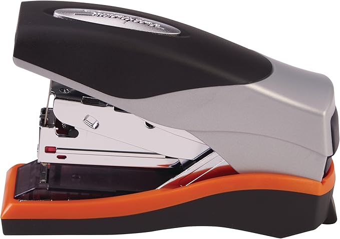 Swingline Stapler,40 Sheet Capacity,Optima 40,Jam Free,Reduced Effort,Compact,Soft Grip,Metal,Orange,Silver and Black (87842),(Pack of 6)