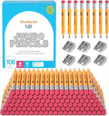 Shuttle Art 108 Pack Jumbo Pencils 4.5in