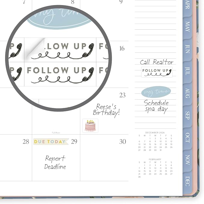 Mead Cambridge 2027 Planner, Weekly & Monthly, 8.5" x 11", Pen+Pillar, Elora (PP27-905-27)